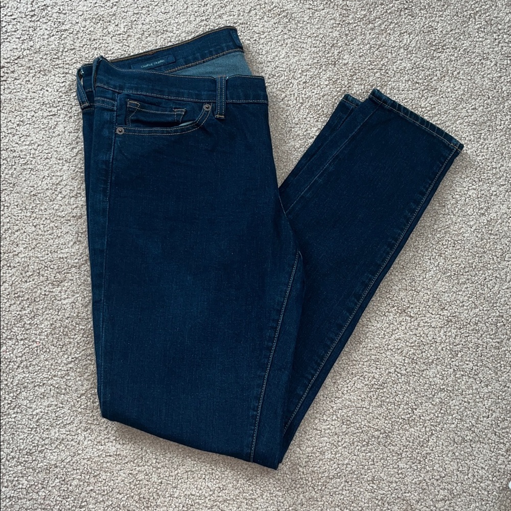 Lucky Brand Charlie Skinny Dark Wash Jeans 12/31 R